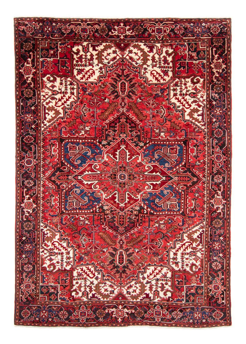 Alfombra persa - Nómada - 350 x 238 cm - rojo oscuro