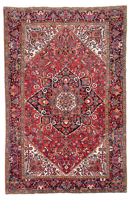 Alfombra persa - Nómada - 344 x 240 cm - rojo claro