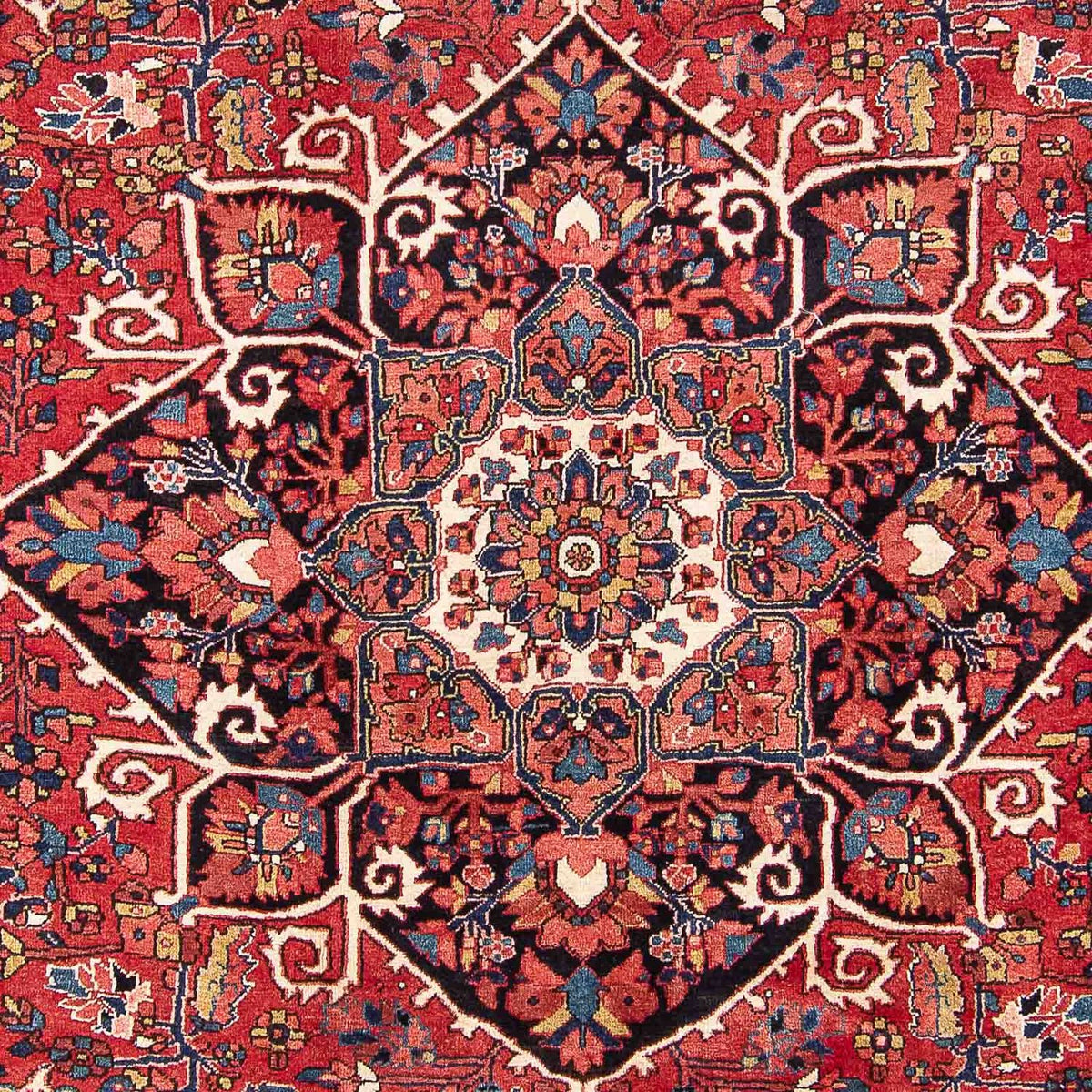 Alfombra persa - Nómada - 344 x 240 cm - rojo claro