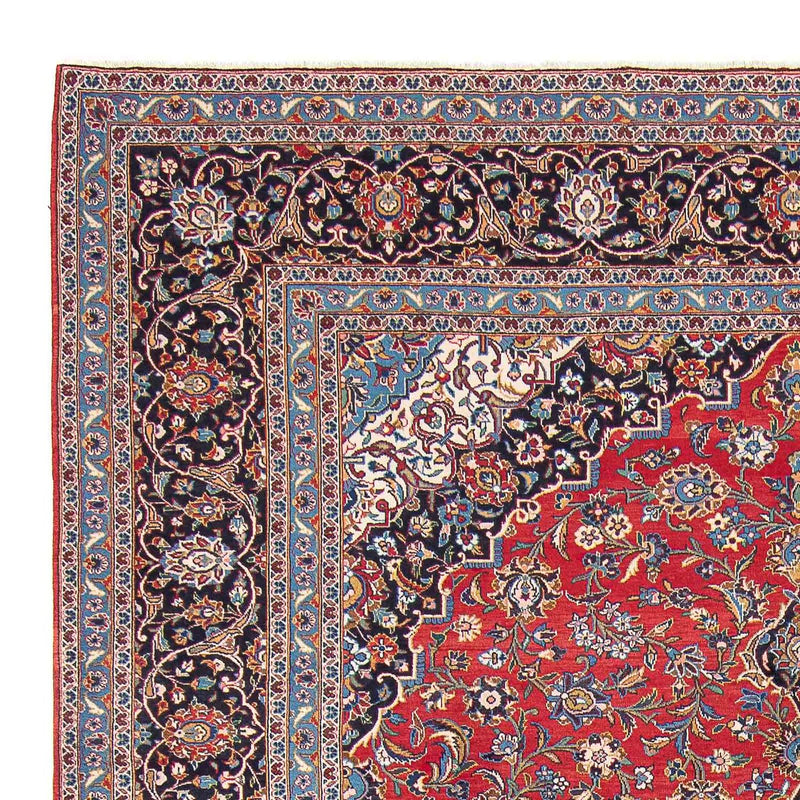 Alfombra persa - Keshan - 400 x 398 cm - rojo