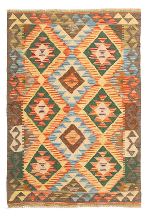 Alfombra Kelim - Splash - 125 x 80 cm - multicolor