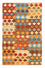 Alfombra Kelim - Splash - 125 x 80 cm - multicolor