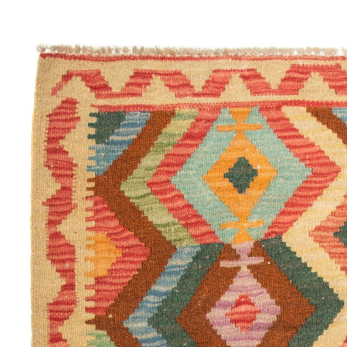 Alfombra Kelim - Splash - 125 x 80 cm - multicolor