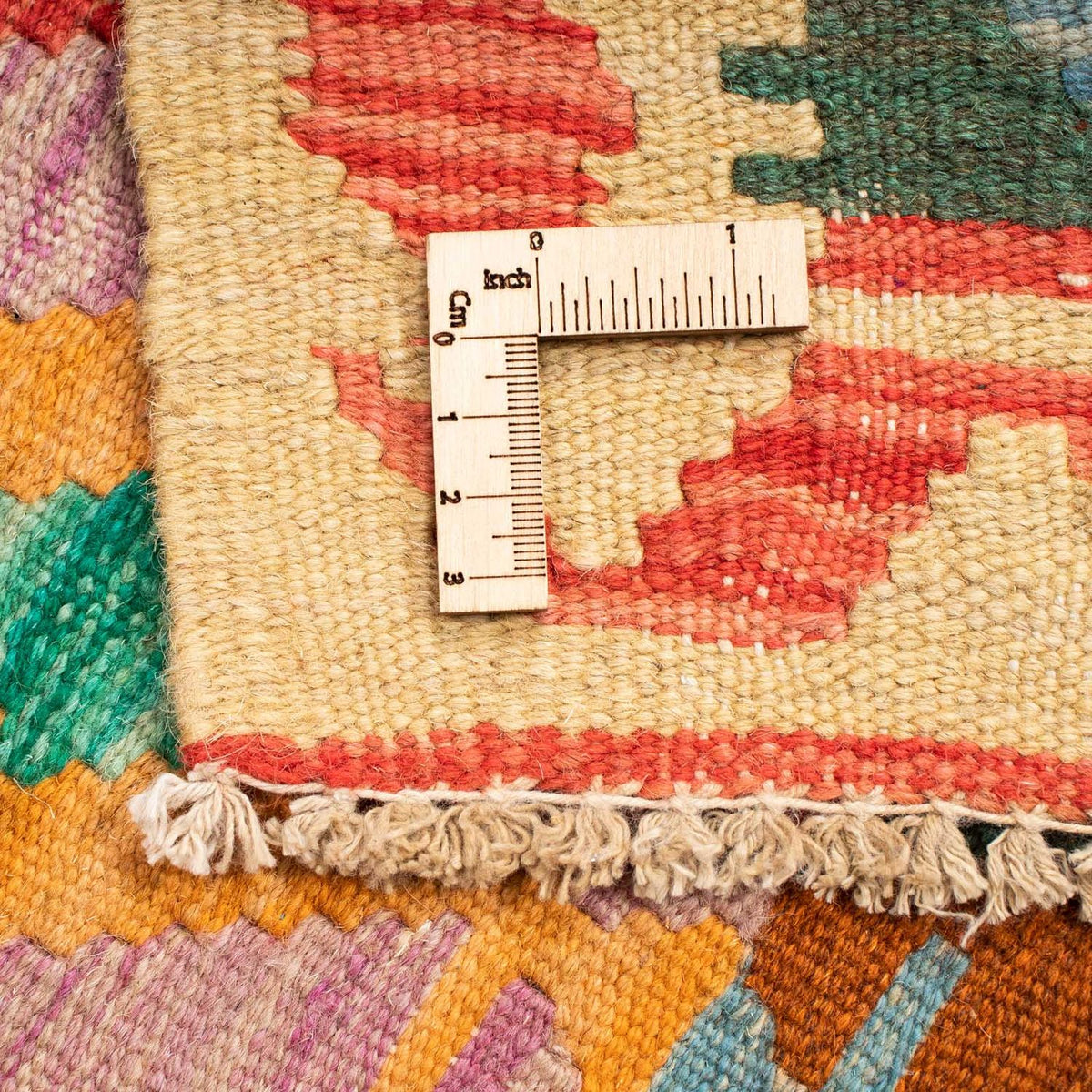 Alfombra Kelim - Splash - 125 x 80 cm - multicolor