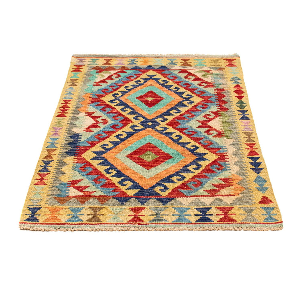 Alfombra Kelim - Splash - 125 x 80 cm - multicolor