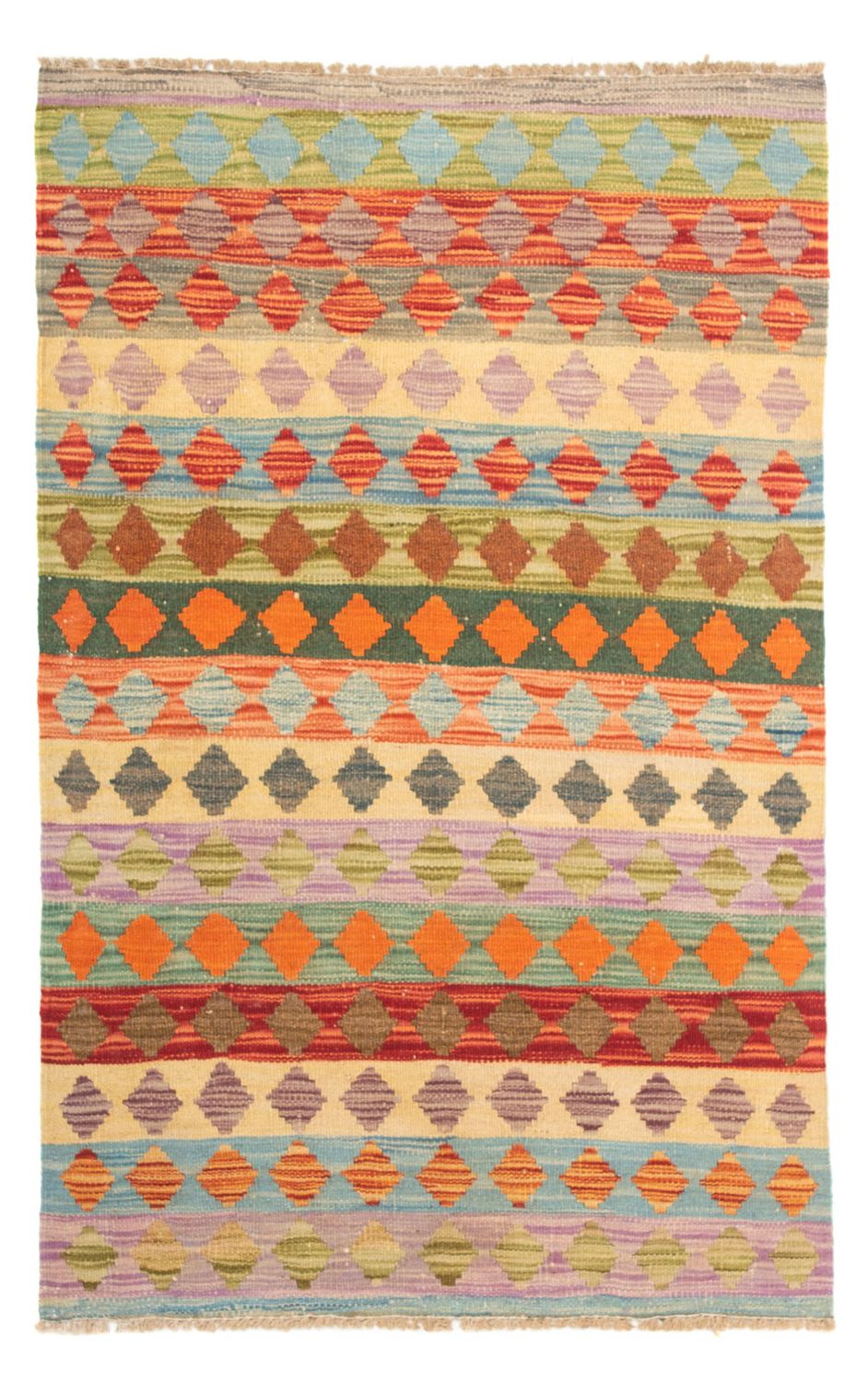 Alfombra Kelim - Splash - 125 x 80 cm - multicolor