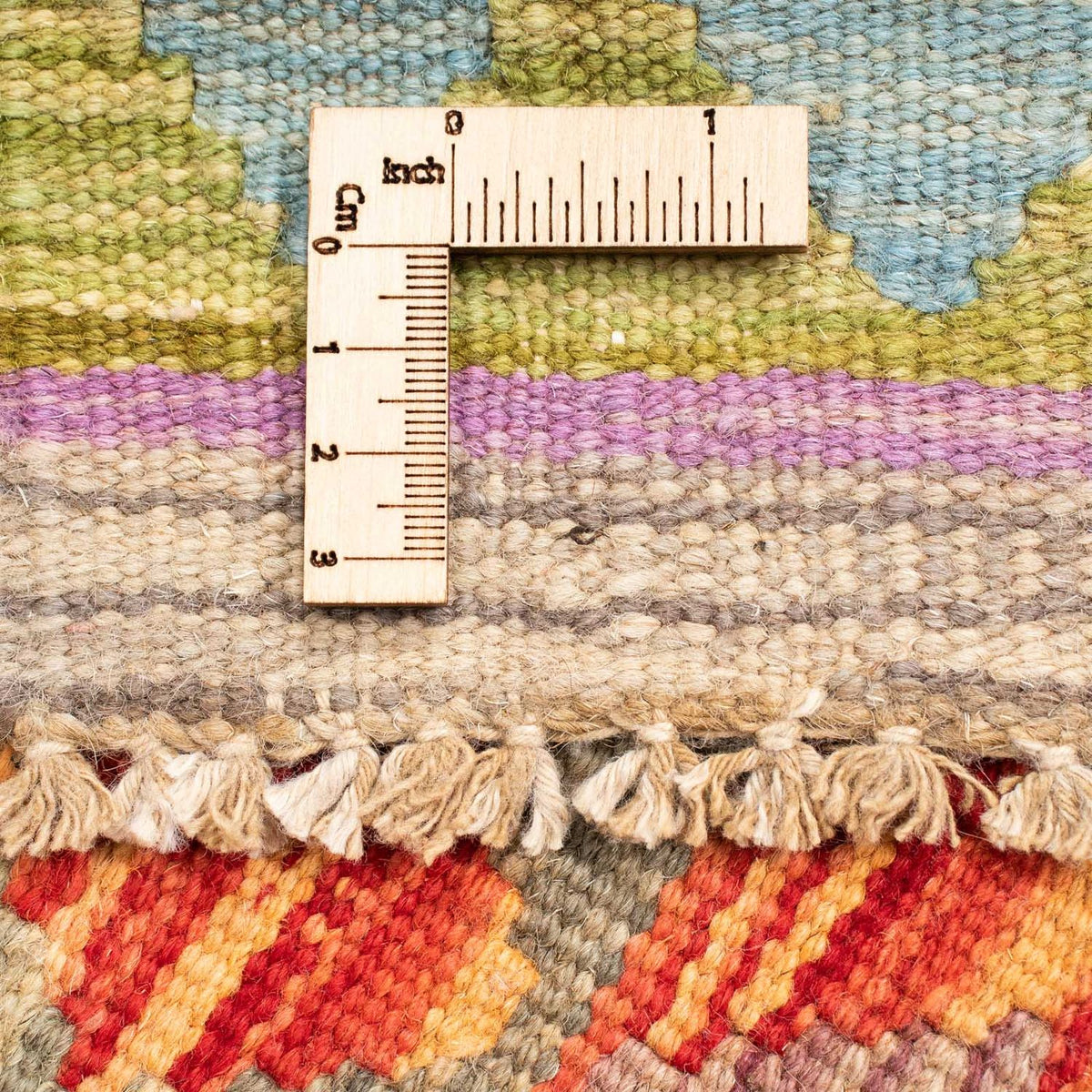 Alfombra Kelim - Splash - 125 x 80 cm - multicolor