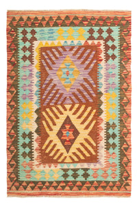 Alfombra Kelim - Splash - 125 x 80 cm - multicolor