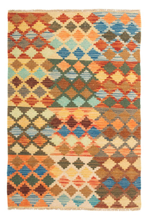 Alfombra Kelim - Splash - 125 x 80 cm - multicolor