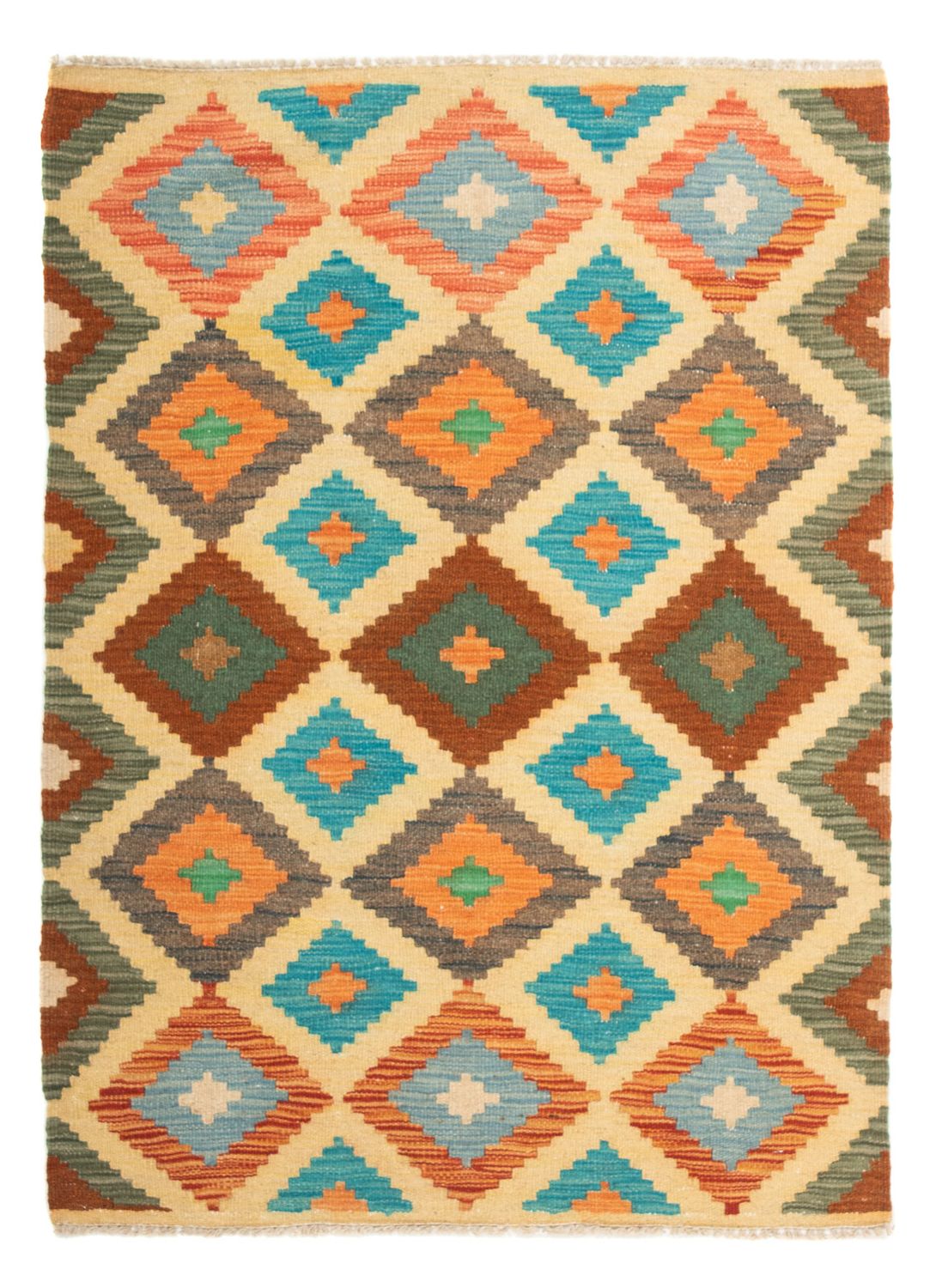 Alfombra Kelim - Splash - 125 x 80 cm - multicolor