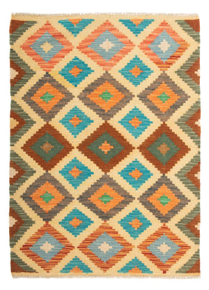 Alfombra Kelim - Splash - 125 x 80 cm - multicolor