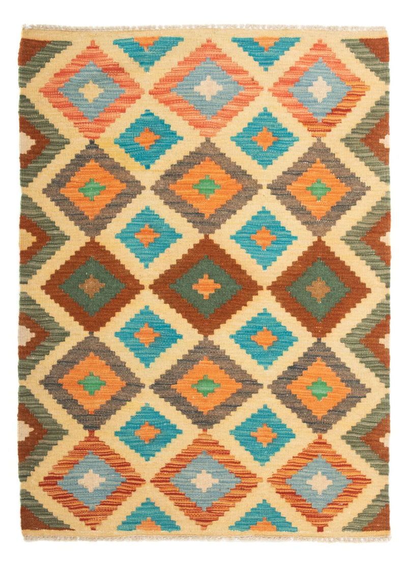Alfombra Kelim - Splash - 125 x 80 cm - multicolor