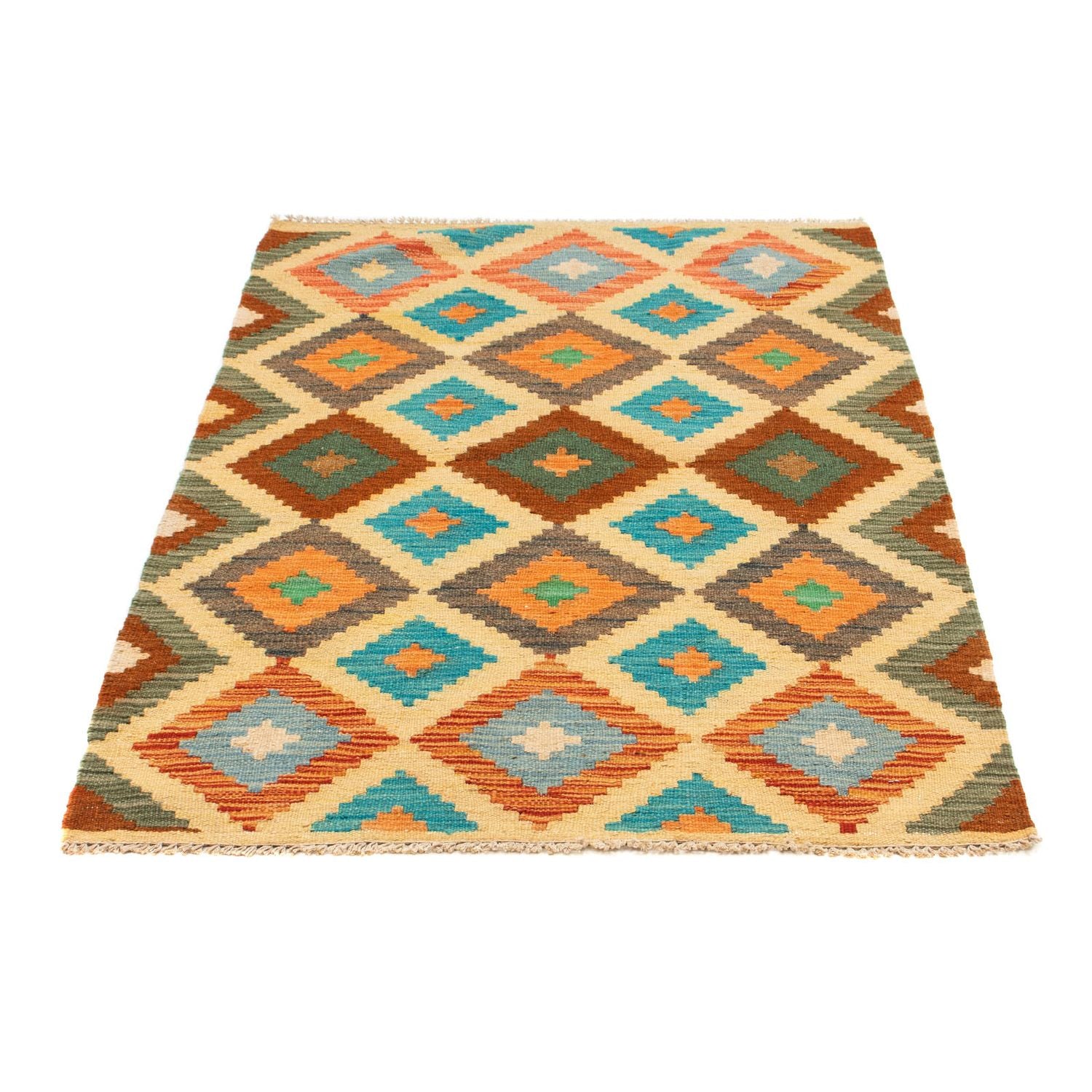 Alfombra Kelim - Splash - 125 x 80 cm - multicolor