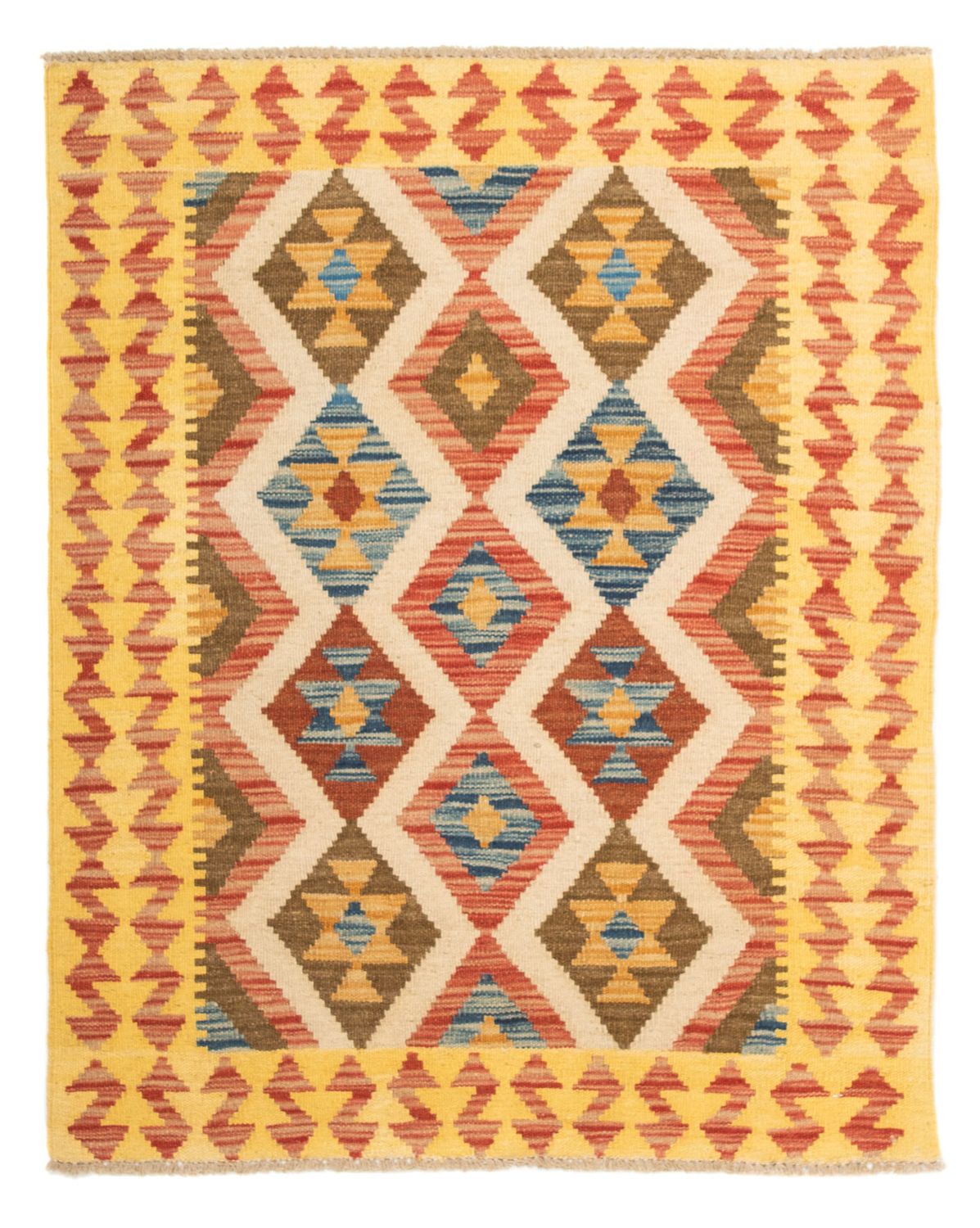 Alfombra Kelim - Splash - 125 x 80 cm - multicolor