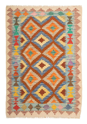Alfombra Kelim - Splash - 125 x 80 cm - multicolor