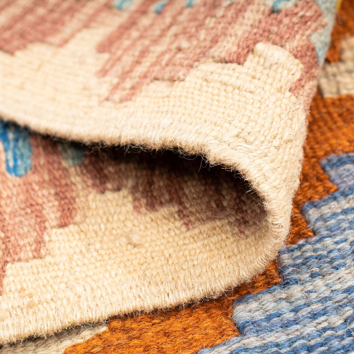 Alfombra Kelim - Splash - 125 x 80 cm - multicolor