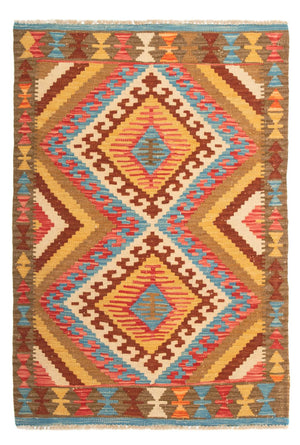 Alfombra Kelim - Splash - 121 x 85 cm - multicolor