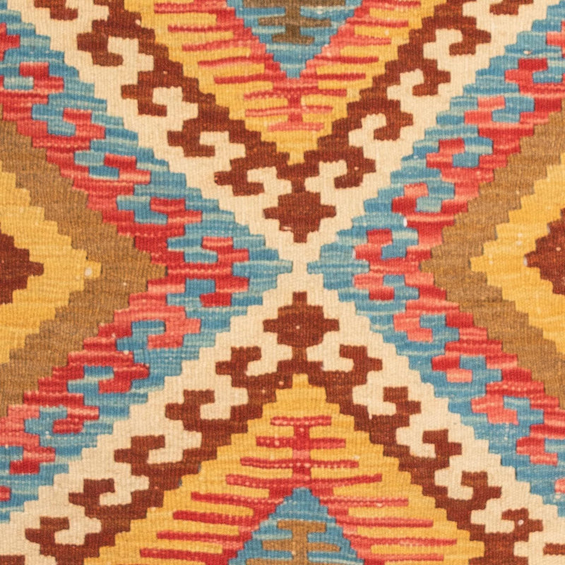 Alfombra Kelim - Splash - 121 x 85 cm - multicolor