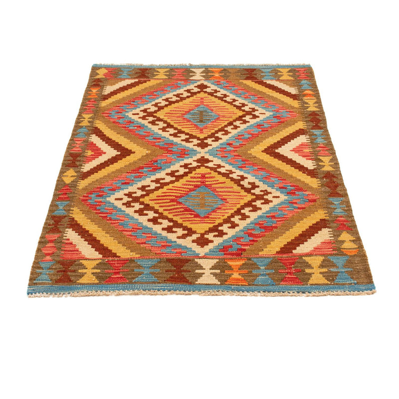 Alfombra Kelim - Splash - 121 x 85 cm - multicolor