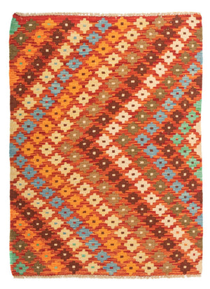 Alfombra Kelim - Splash - 121 x 89 cm - multicolor
