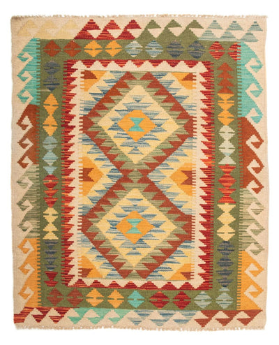 Kilim Maimana Alfombra 86x124cm - Alfombra de lana
