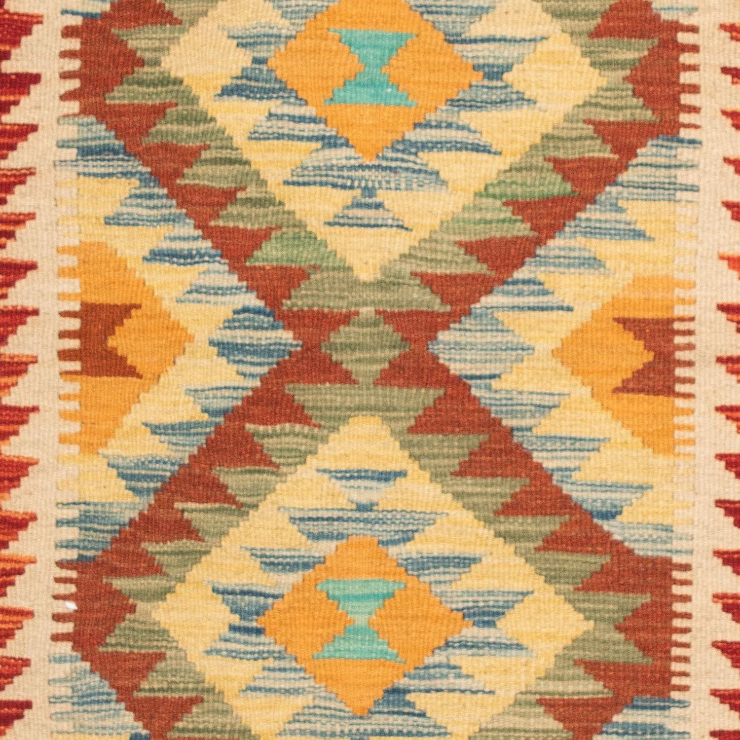 Alfombra Kelim - Splash - 124 x 86 cm - multicolor