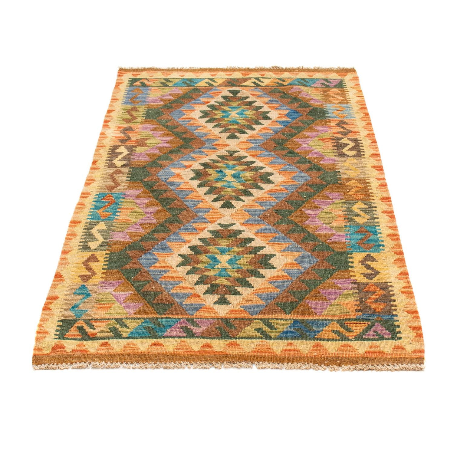 Alfombra Kelim - Splash - 125 x 80 cm - multicolor
