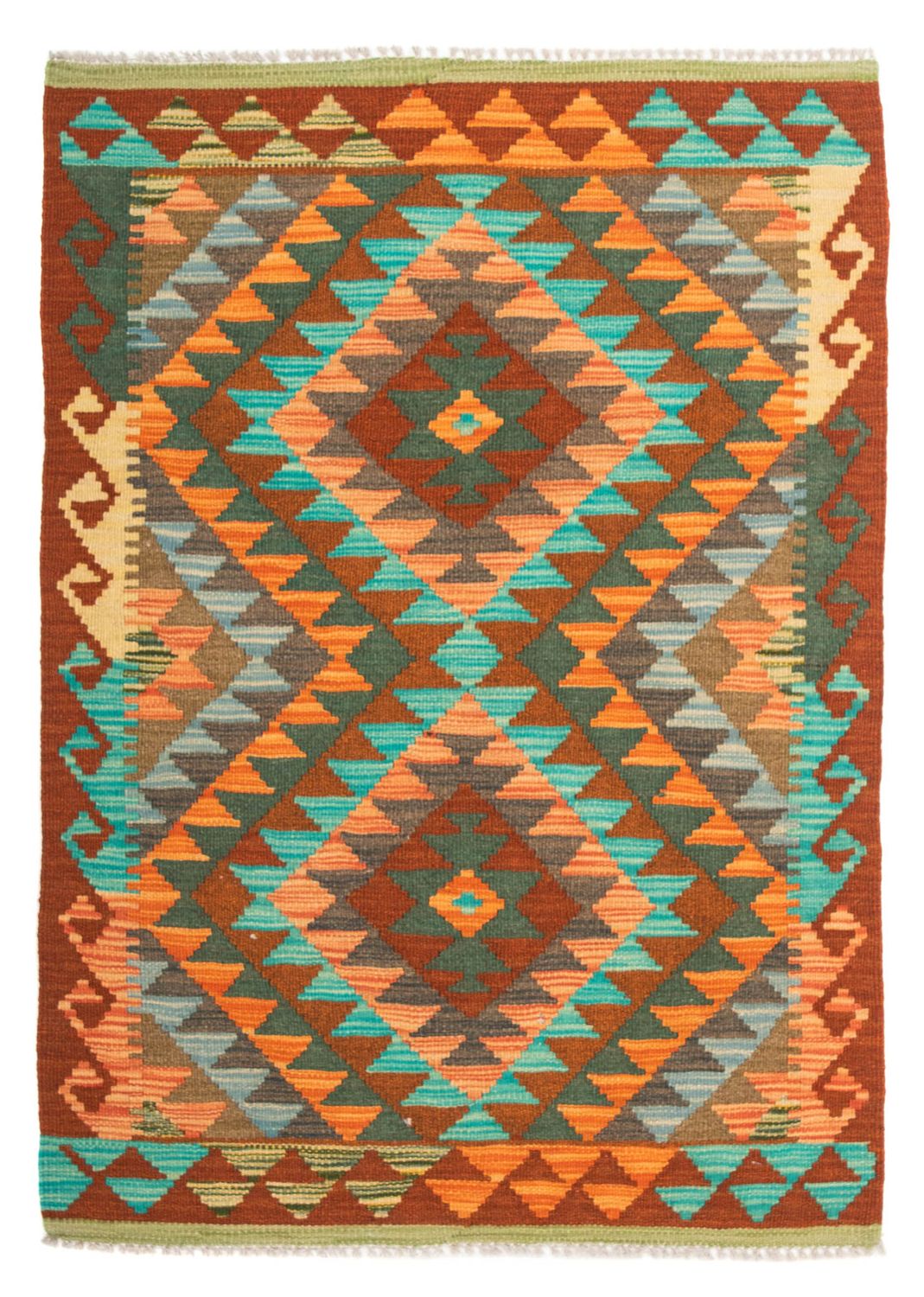 Alfombra Kelim - Splash - 125 x 80 cm - multicolor