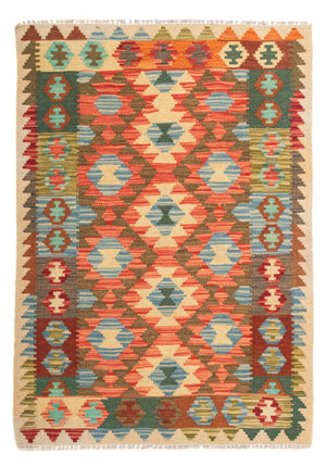 Alfombra Kelim - Splash - 125 x 80 cm - multicolor