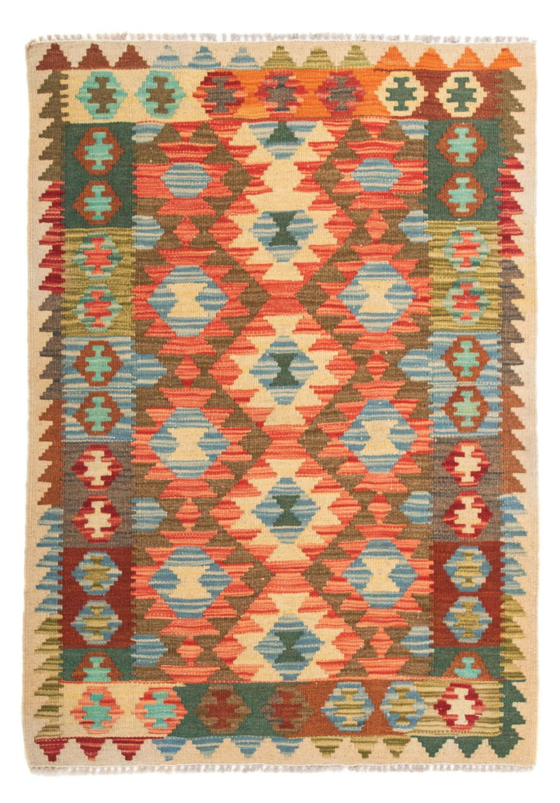 Alfombra Kelim - Splash - 125 x 80 cm - multicolor