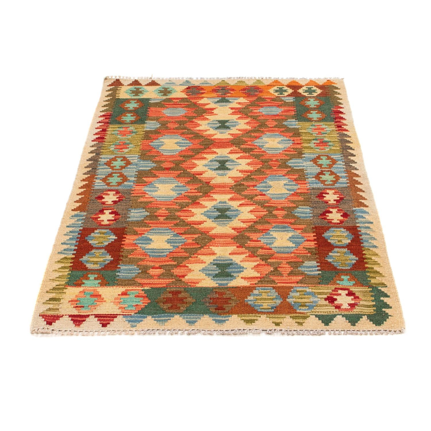 Alfombra Kelim - Splash - 125 x 80 cm - multicolor