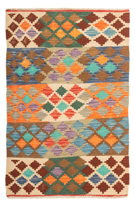 Alfombra Kelim - Splash - 125 x 80 cm - multicolor