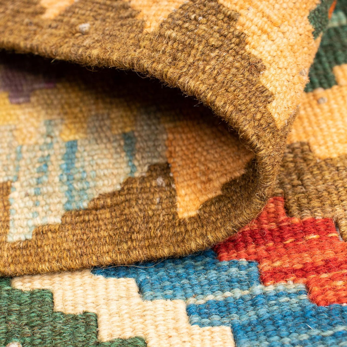 Alfombra Kelim - Splash - 125 x 80 cm - multicolor