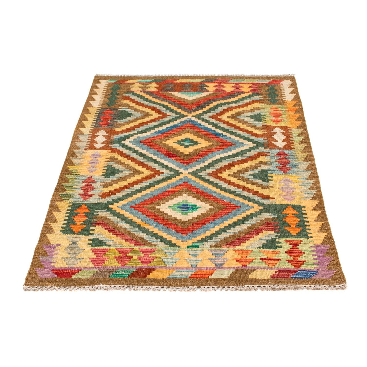 Alfombra Kelim - Splash - 125 x 80 cm - multicolor