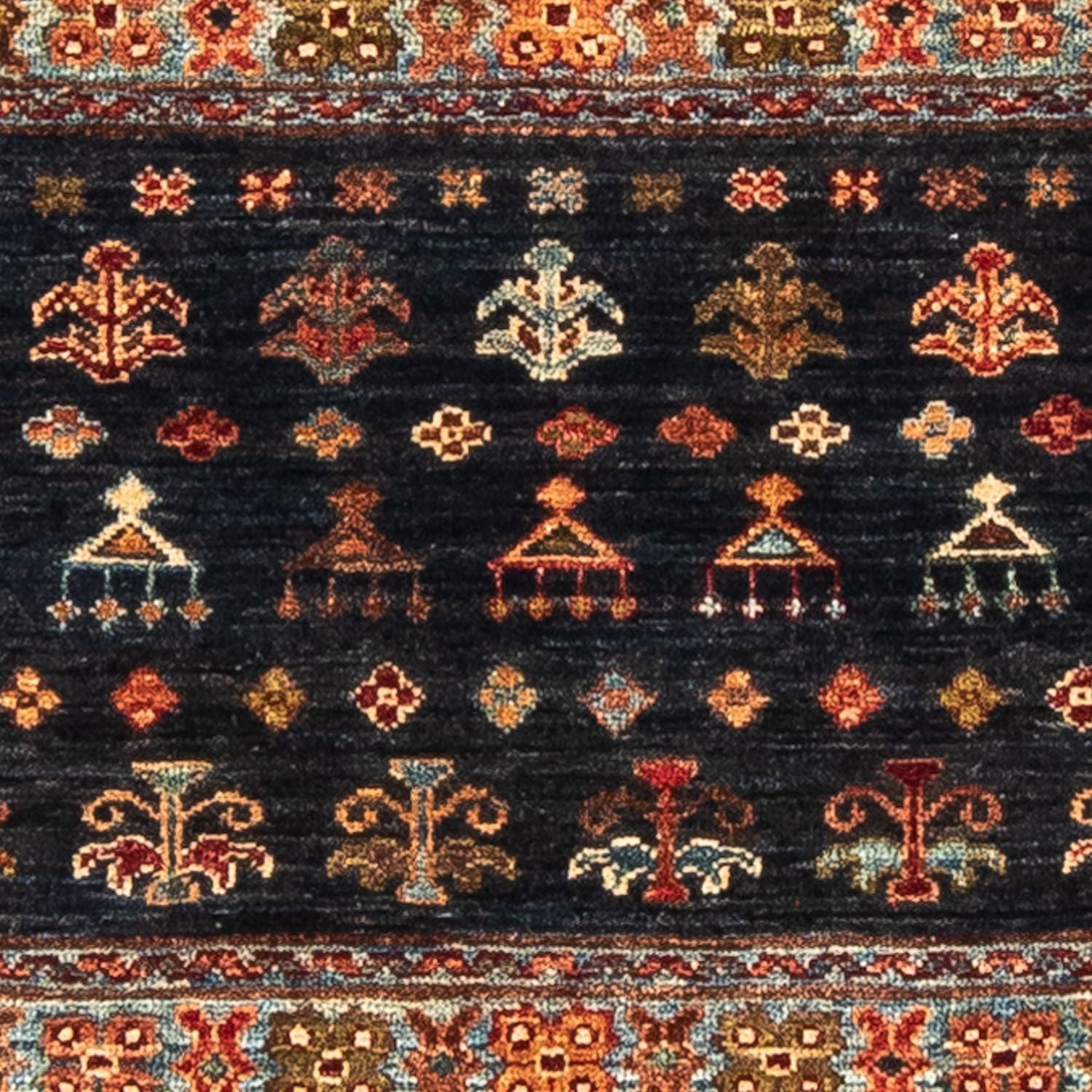 Alfombra Ziegler - Moderna - 116 x 80 cm - azul oscuro