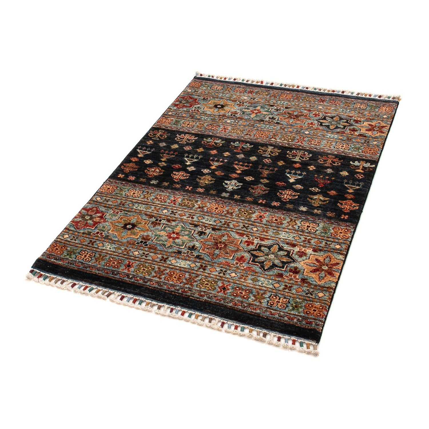 Alfombra Ziegler - Moderna - 116 x 80 cm - azul oscuro