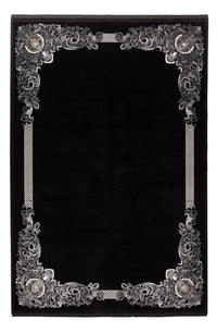 Alfombra de diseño - 230 x 160 cm - azul oscuro