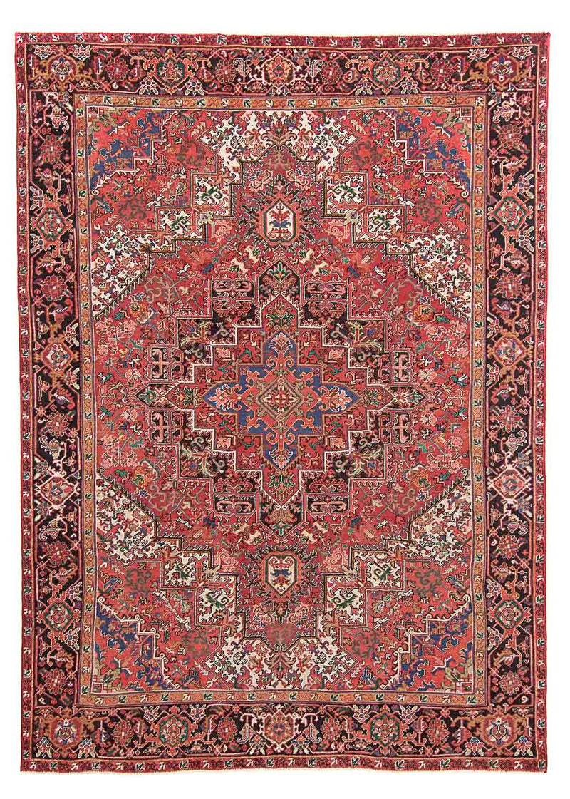 Alfombra persa - Nómada - 346 x 257 cm - rojo claro