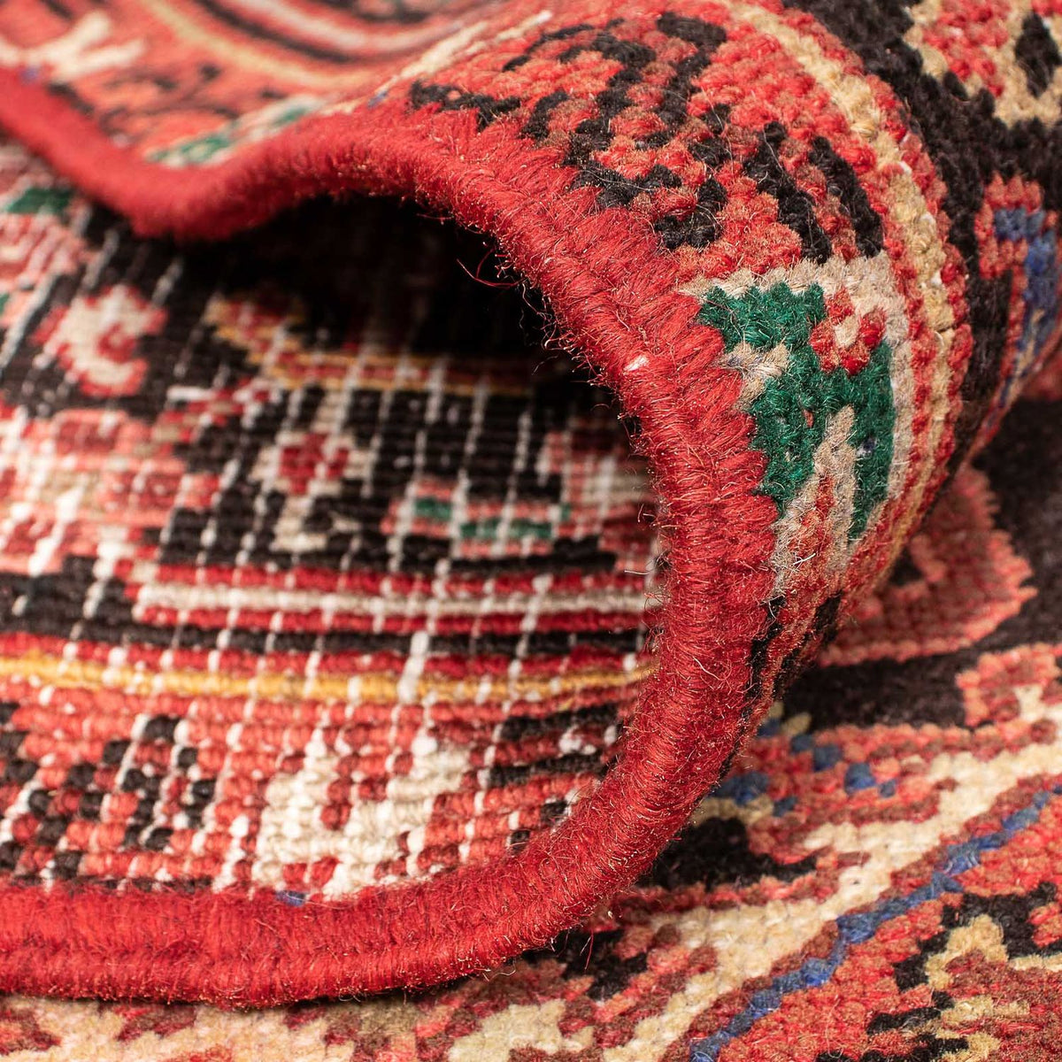 Alfombra persa - Nómada - 346 x 257 cm - rojo claro