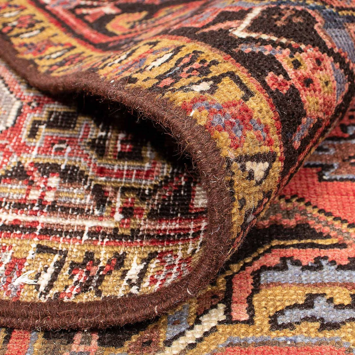 Alfombra persa - Nómada - 350 x 280 cm - rojo claro