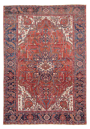 Alfombra persa - Nómada - 362 x 258 cm - rojo claro