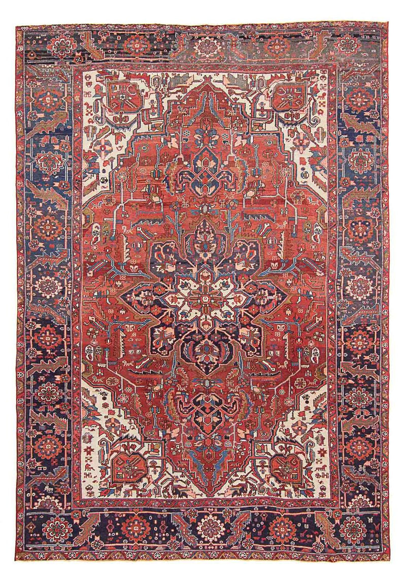 Alfombra persa - Nómada - 362 x 258 cm - rojo claro