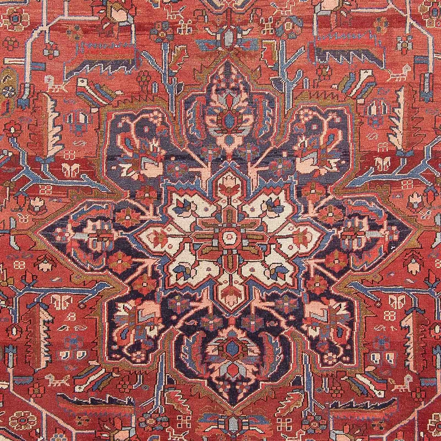 Alfombra persa - Nómada - 362 x 258 cm - rojo claro
