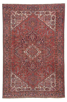 Alfombra persa - Nómada - 330 x 253 cm - rojo claro