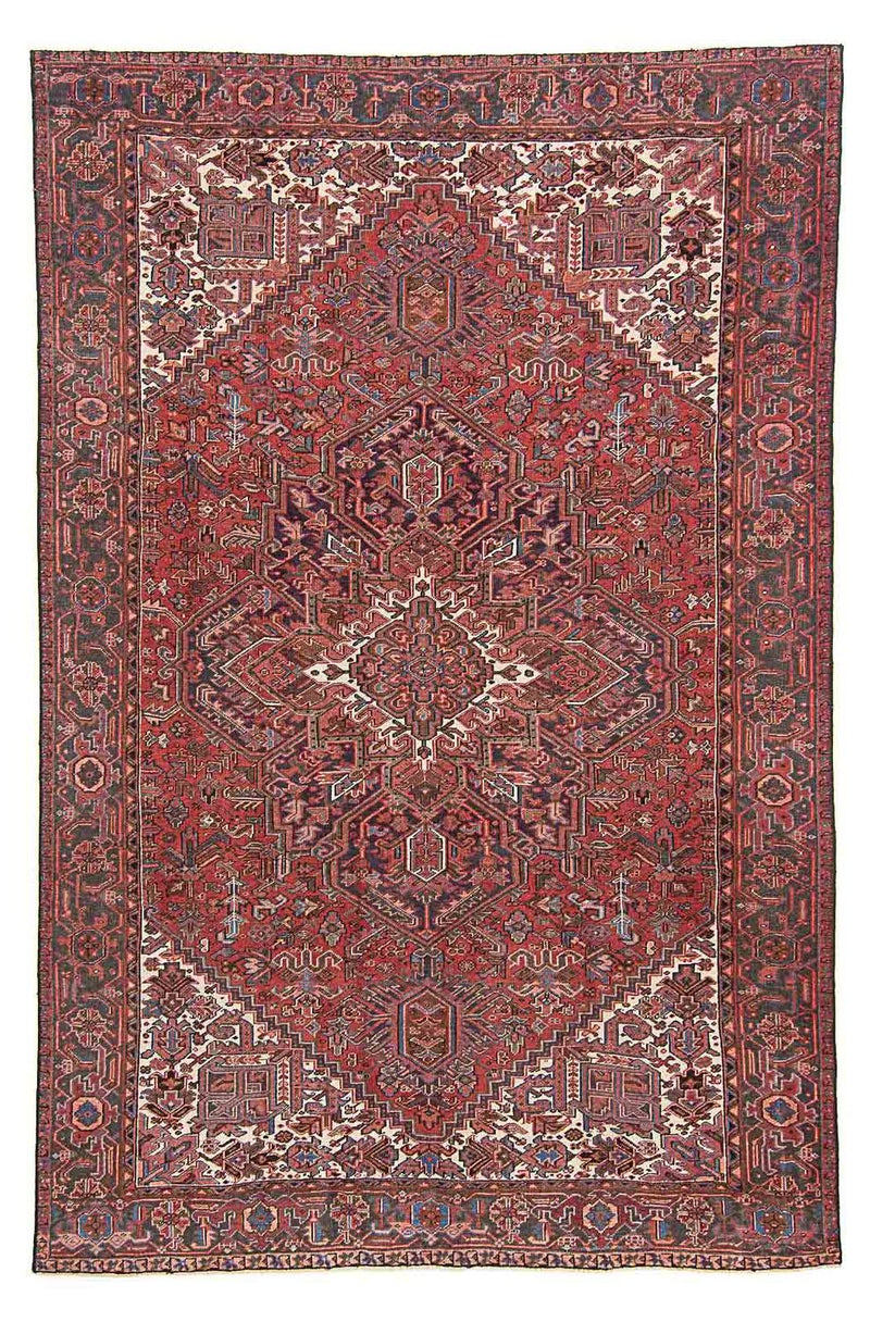 Alfombra persa - Nómada - 330 x 253 cm - rojo claro
