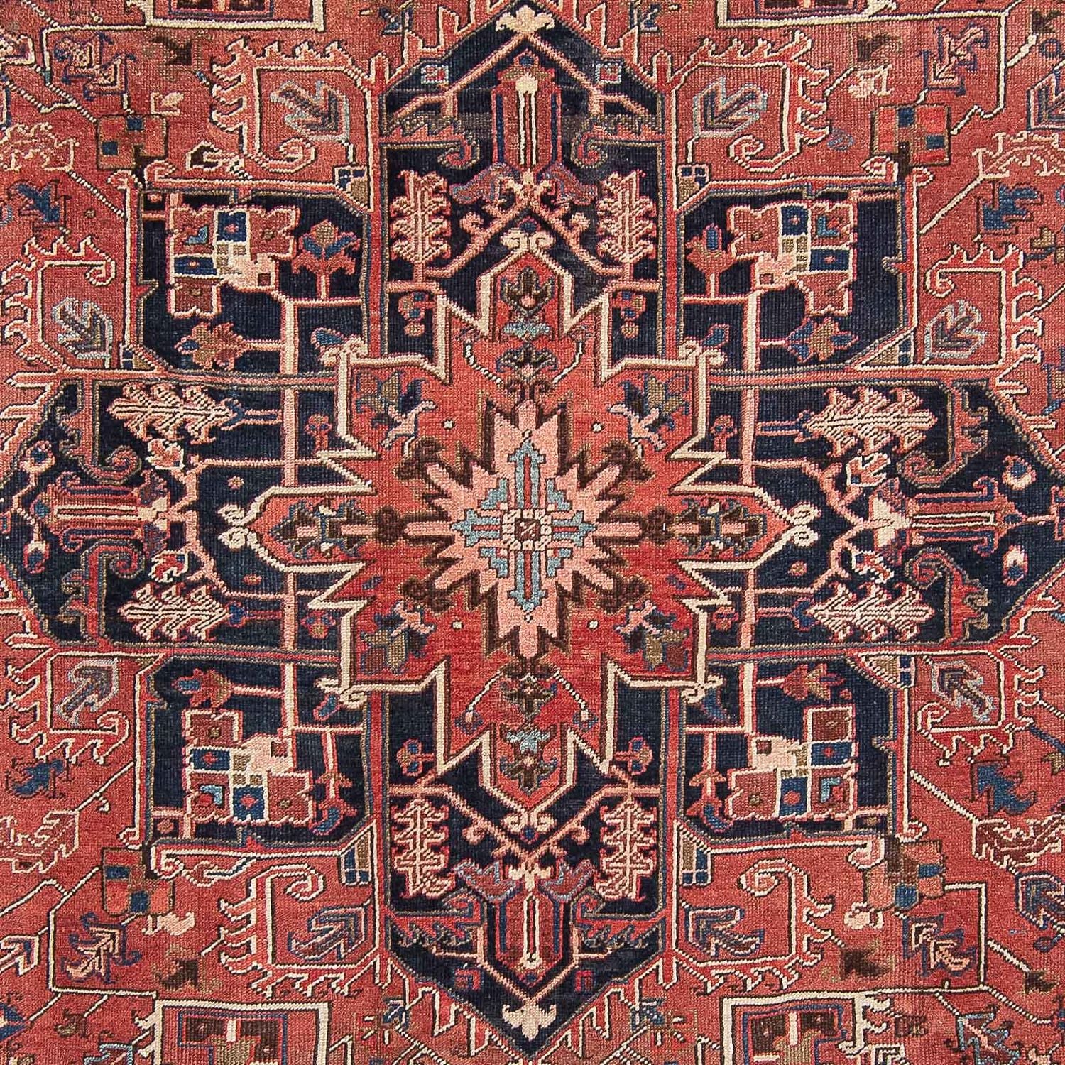 Alfombra persa - Nómada - 364 x 253 cm - rojo claro