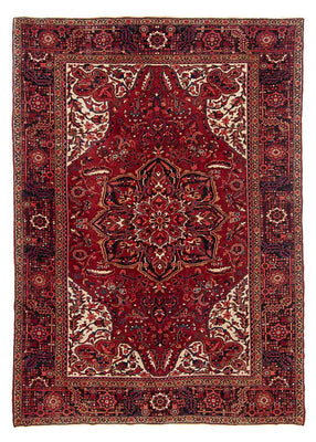 Alfombra persa - Nómada - 347 x 244 cm - rojo oscuro