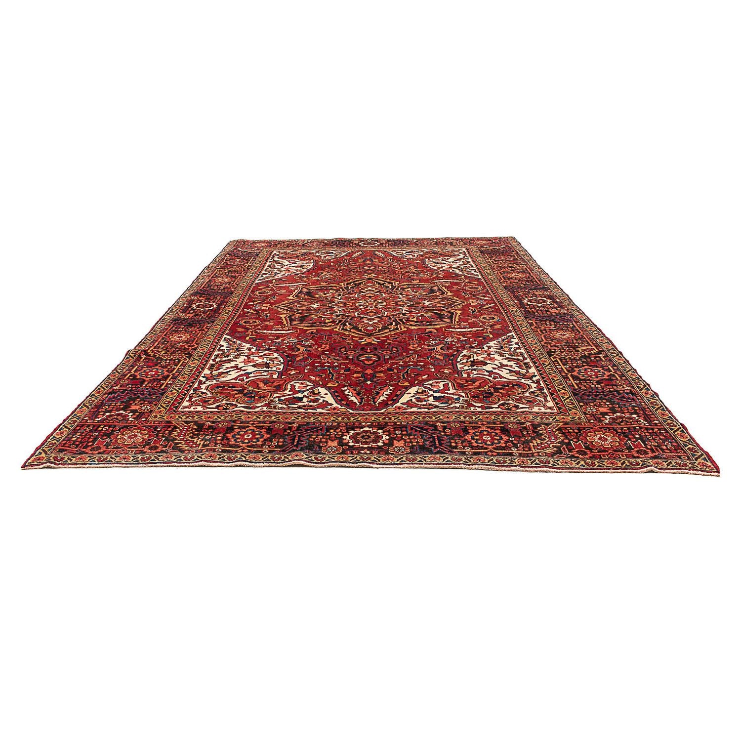 Alfombra persa - Nómada - 347 x 244 cm - rojo oscuro