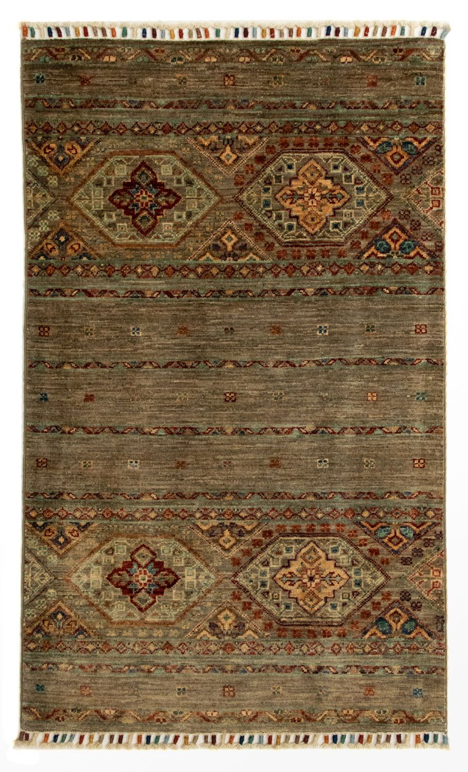 Alfombra Ziegler - Moderna - 124 x 74 cm - marrón oscuro