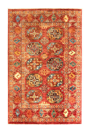 Alfombra afgana - Filpa - 149 x 98 cm - rojo